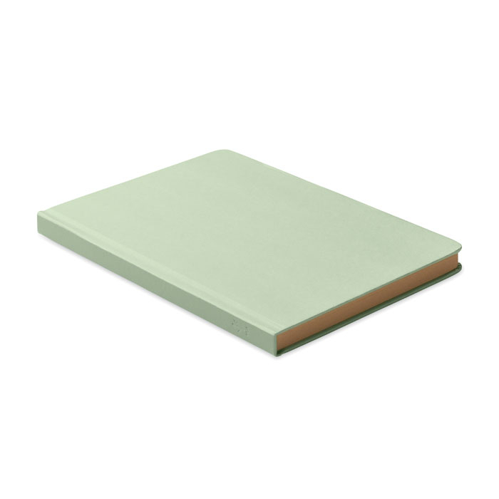 Carnet A5 promotionnel en PLA Sugar Vert menthe